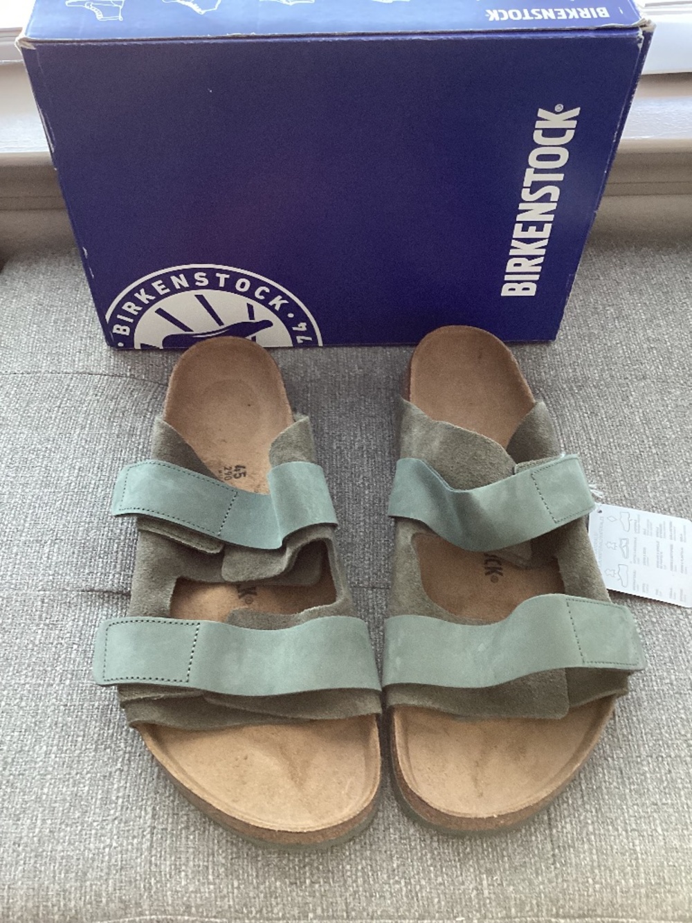Birkenstock Uji Slide Sandal (Men), size 12US / 45EU